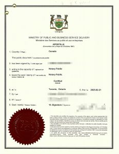 再审抗诉诉讼授权委托书加拿大附加证明书