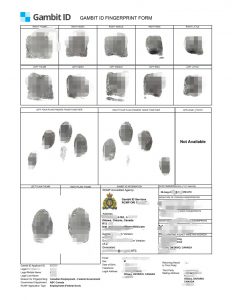 加拿大籍华人申请中国永久居留如何采集指纹