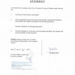 中国澳门结婚证翻译公证加拿大旅游签证申请