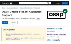 如何申请加拿大osap安省政府学生贷款和助学金