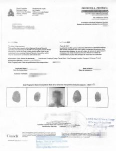 海牙认证RCMP皇家骑警无犯罪恢复中国籍