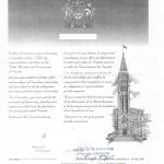 加拿大入籍贺信即入籍证明纸海牙认证公证书