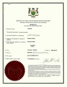 宁夏银川房产转让过户委托书加拿大海牙认证