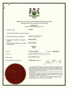 家庭成员情况入加籍前后身份同一人海牙认证