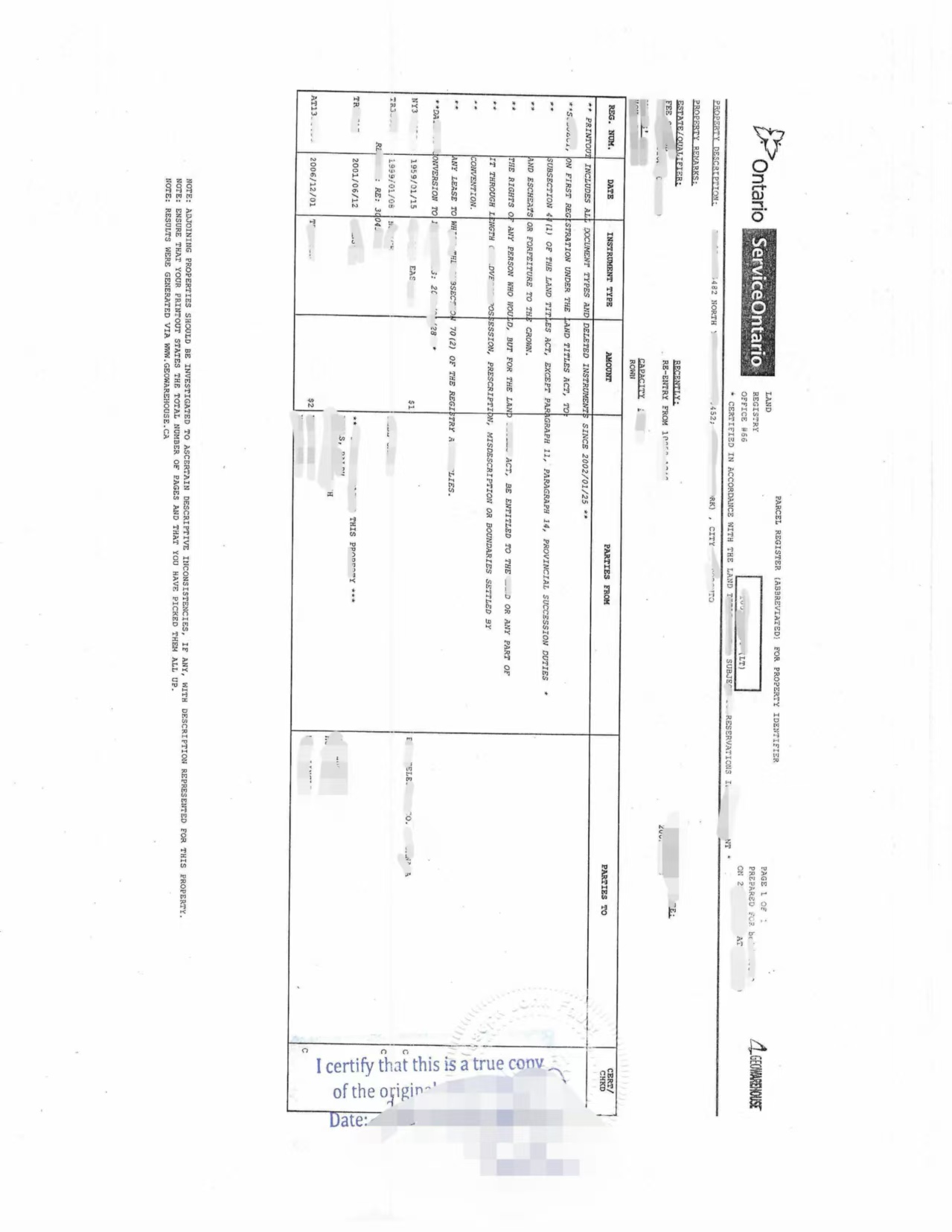 加拿大房产证明中英文公证海牙认证财产诉讼