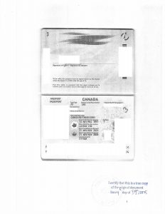 加拿大护照海牙认证中国广西购房用作为证件