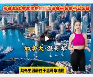 加拿大BC素里护照哈尔滨身份证同一人认证