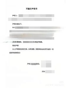 娃出行父母一方不同意随行声明公证海牙认证