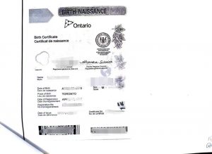 加籍孩子回中国上学加拿大出生纸海牙认证！