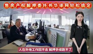 售房产权解押委托书公证华译网轻松解押！