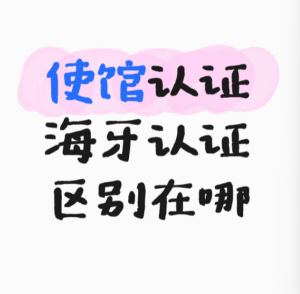 使馆认证和海牙认证的区别在哪