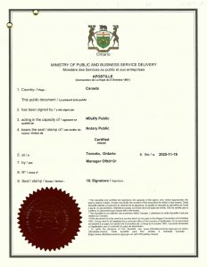 跨国追讨售房款会议录音真实性声明海牙认证