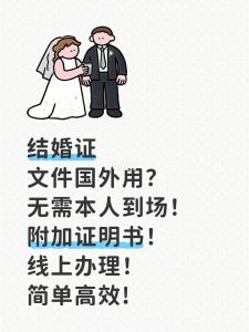 结婚证出国用附加证明线上可办理