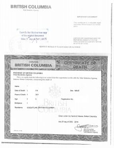 死亡证明海牙认证海外华人去世中国后事处理