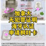 纽约华人录指纹办加拿大无罪海牙申请枫叶卡