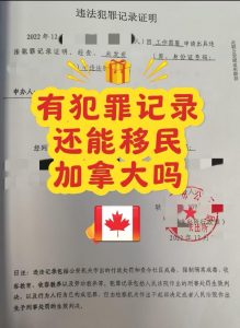 有犯罪记录还能移民加拿大吗？具体流程详解