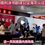 加拿大离婚判决翻译公证海牙认证回国内登记