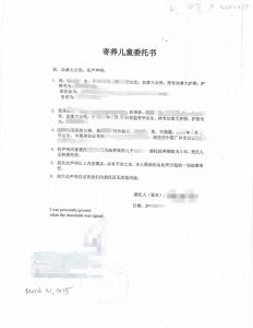 人在美国休斯顿办寄养儿童委托海牙认证