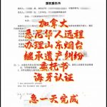 加国悉尼华人远程办理烟台继承委托海牙认证