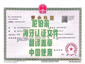 尼伯尔海牙认证文件翻译盖章中国使用