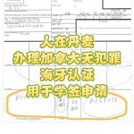 人在丹麦录指纹申请加拿大无罪证明海牙认证