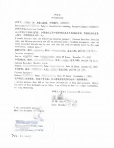 加籍伯灵顿护照珠海身份证同一人加拿大海牙