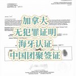 埃德蒙顿申请中国团聚签证加拿大无犯罪海牙