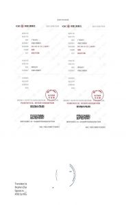 中国工商银行付款账单截图ATIO认证翻译件