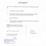 中国出生证翻译公证用于加拿大办理名字变更