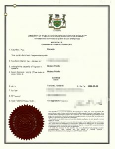 福建移民加拿大离婚办理单身声明书海牙认证