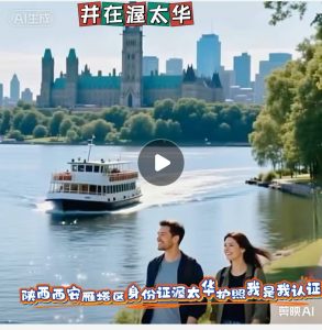 陕西西安雁塔区身份证渥太华护照我是我认证