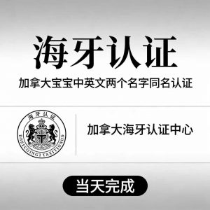 加拿大宝宝中英文两个名字我是我同名认证