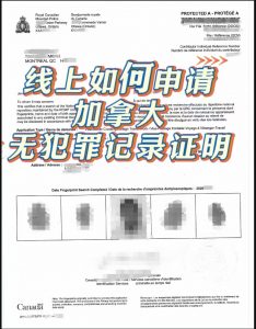 线上申请加拿大无犯罪证明选对版本全程无忧