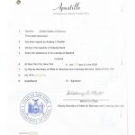 美国同一人声明书公证及海牙认证青岛房产