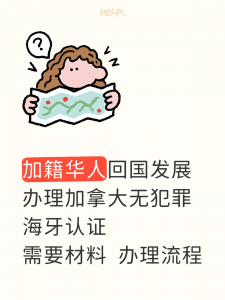 加籍华人回国发展无犯罪海牙认证办理指南