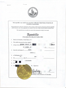 美国文件海牙认证 + 英译中翻译盖章全指南