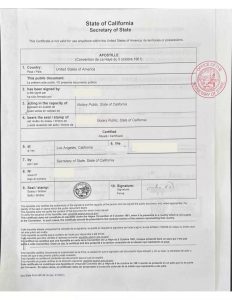 美国离婚判决书公证 州务卿海牙认证全流程