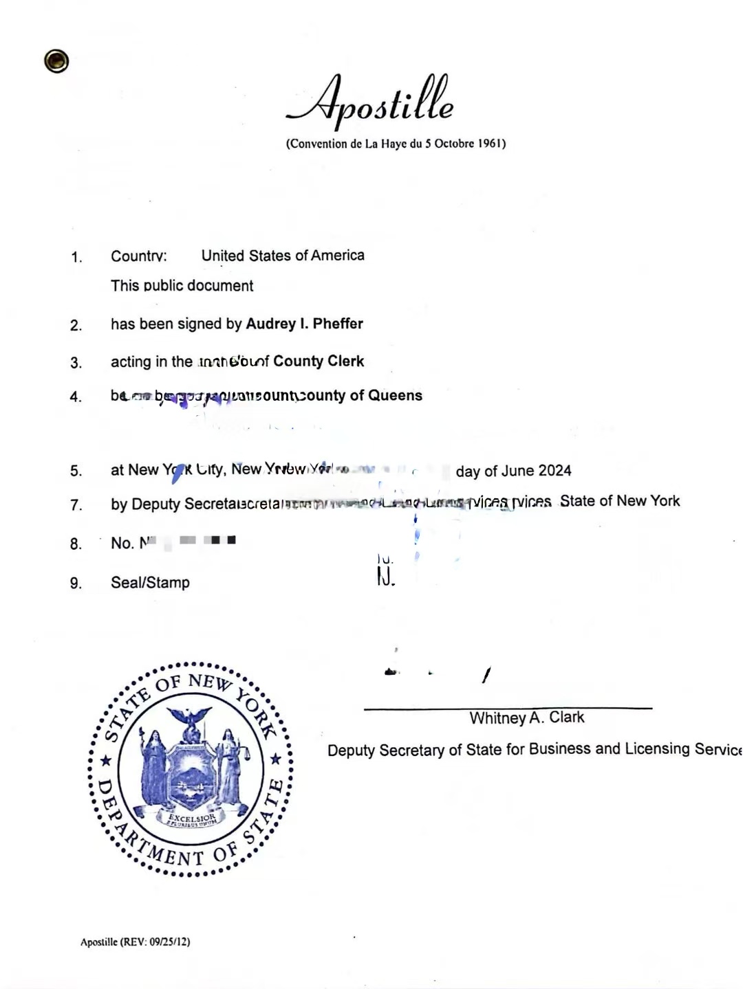 美国公司注册证书海牙认证回国使用说明流程