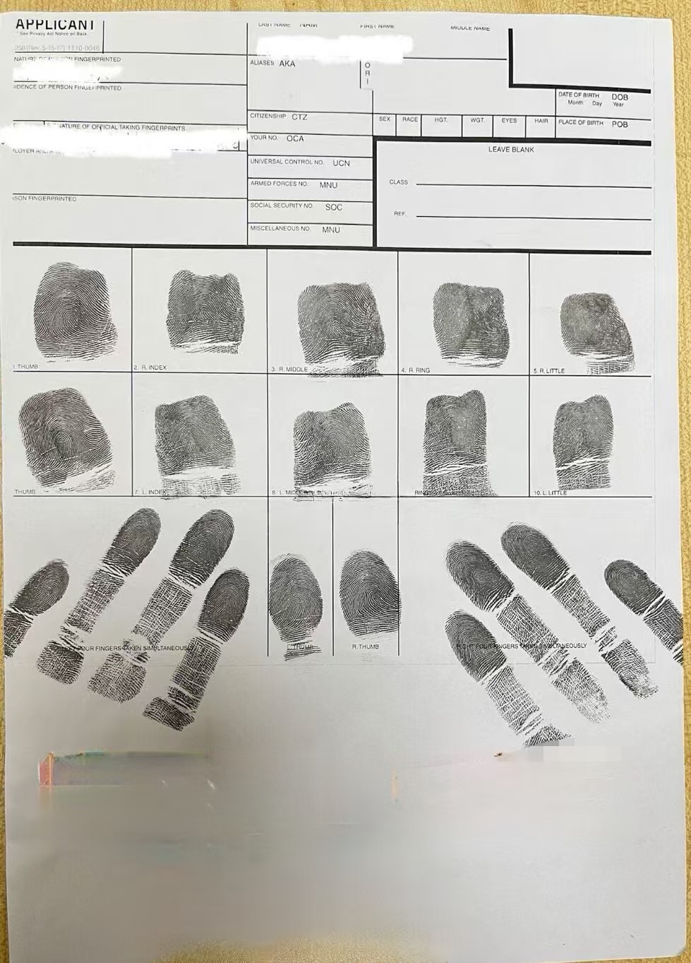 法国里尔压指纹远程申请加拿大无罪海牙认证