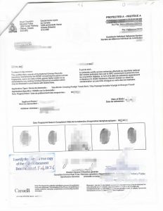 美国阿拉斯加采集指纹申请加拿大无犯罪认证