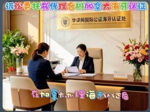 诉讼委托代理合同加拿大海牙认证