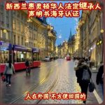 新西兰惠灵顿华人法定继承人声明书海牙认证